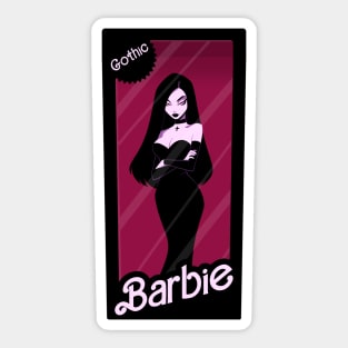 Gothic Barbie Sticker